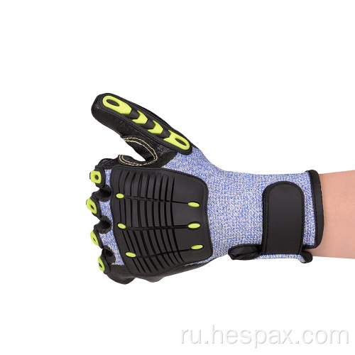 HESPAX NITRILEATED AUTIMOTIVE IMPACT REST TPR Gloves